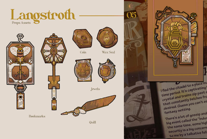 Pixel Hive Zine '25 Assets (2025). Langstroth Republic Props.