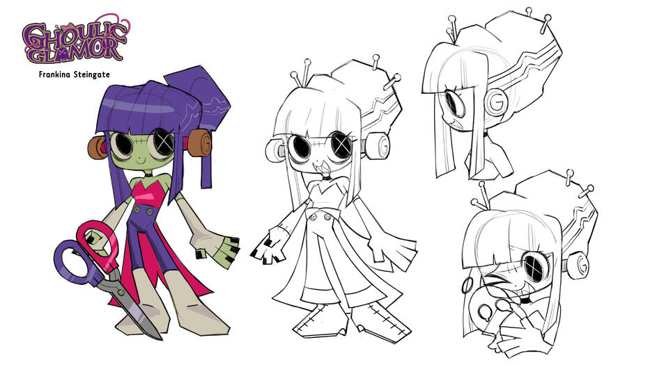 Ghoulic Glamor - Frankina Steingate - Character Design (2024).
