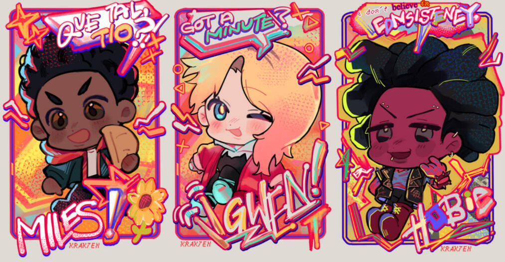 Miles, Gwen &amp; Hobie (2023)