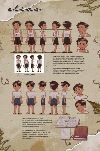 Elias Character Design