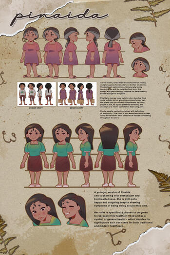 Pinaida Character Design