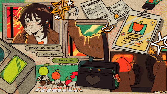 Bababa ba? Bababa... (2024) is a playful looping portrayal of a traveling routine hiding mindless ramblings, one of which inevitably becomes a new principle - life is a cycle we are forced to ride yet each day differs, and you will always remain you.